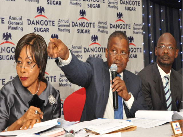 Dangote Sugar Shareholders approve N6bn dividend