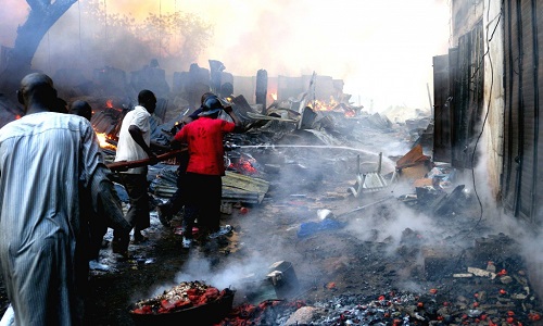 Fire razes 6 houses, petrol station in Ondo State