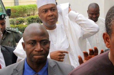 Saraki at the court