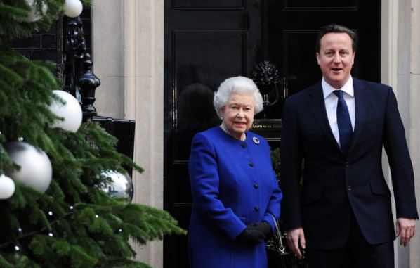 The Queen and David Cameron