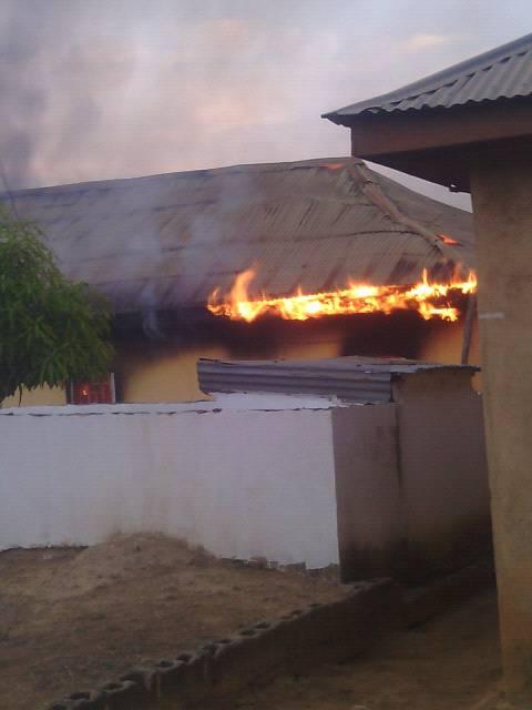 Angry Youths Set C&S Church Ablaze In Kaduna, Beats Pastor To Stupor