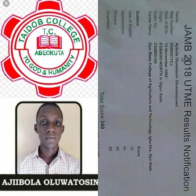 Meet the 15-year old who got the highest score in UTME this year