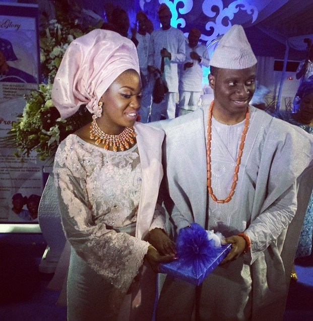 Glitz as ex -First Bank boss, Bisi Onasanya son, Damilola weds his heartthrob