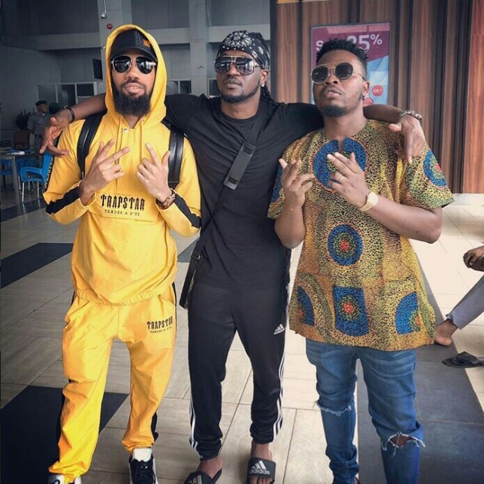 Photo:Olamide, Phyno And Paul Okoye Hangout Together