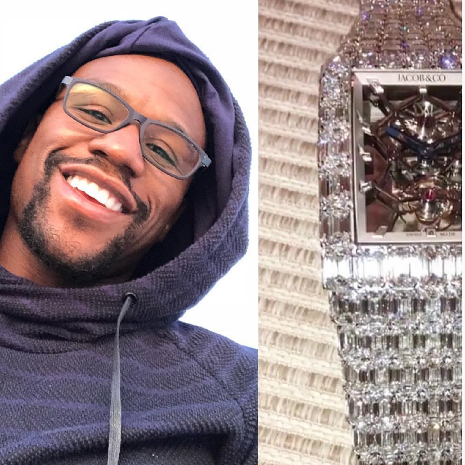 ‘Fool’ – 50 Cent mocks Floyd Mayweather for buying $18m diamond watch