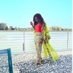 Genevieve Nnaji flaunts cleavage in new photo