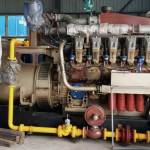 Some of the equipment being installed at the 55 Megawatts CCETC-Ossiomo Power plant in Ologbo, near Benin City.