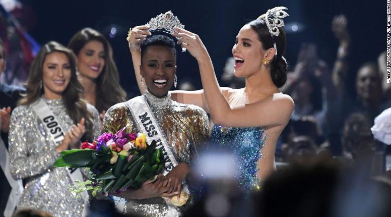 Miss Universe 2019, South Africa's Zozibini Tunzi,