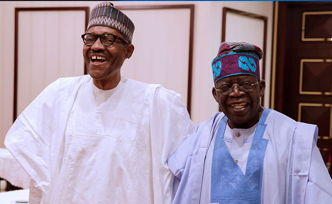 Buhari and Tinubu Daily Times