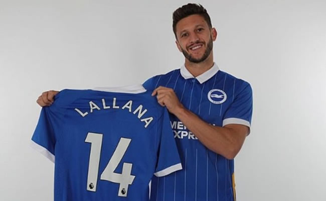 Lallana joins Brighton Hove from Liverpool