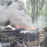 Navy deactivates illegal refinery discovered in Rivers