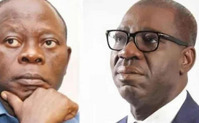 Stop digging up my past statements against Ize-Iyamu– Oshiomhole warns PDP