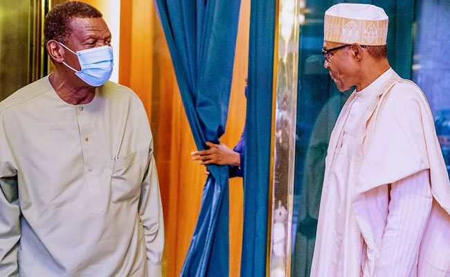 BREAKING: Pastor Adeboye visits Buhari in Aso Rock