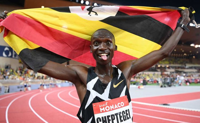 Diamond League Monaco: Joshua Cheptegei breaks 5,000m world record