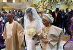 Photos: Bishop Oyedepo’s daughter Joys ties knot with heartthrob