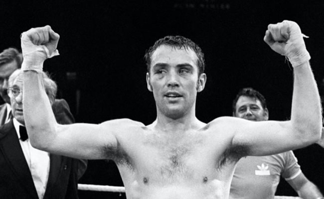 Middleweight champion, Alan Minter is dead