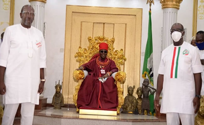 "Your utterances are immature", Oba of Benin to Obaseki and Ize-Iyamu