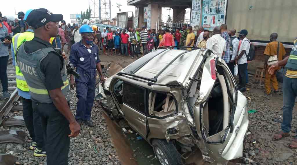 Lagos train accident: Man dies, son in critical condition