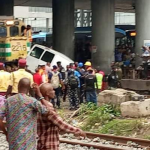 Lagos train accident: Man dies, son in critical condition