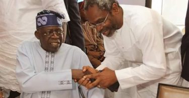 Femi Gbajabiamila, celebrates Tinubu