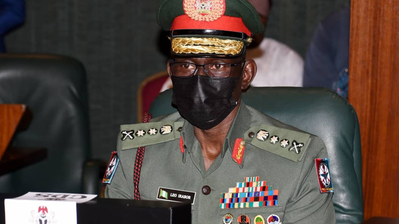 Chief Irabor, CDS. military