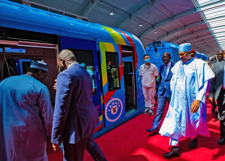 Lagos blue rail line