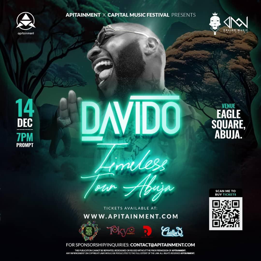 Davido Timeless tour Abuja