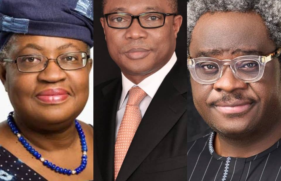 Tinubu, Dr Okonjo-Iweala, Mr Adeola, Mr Adesina