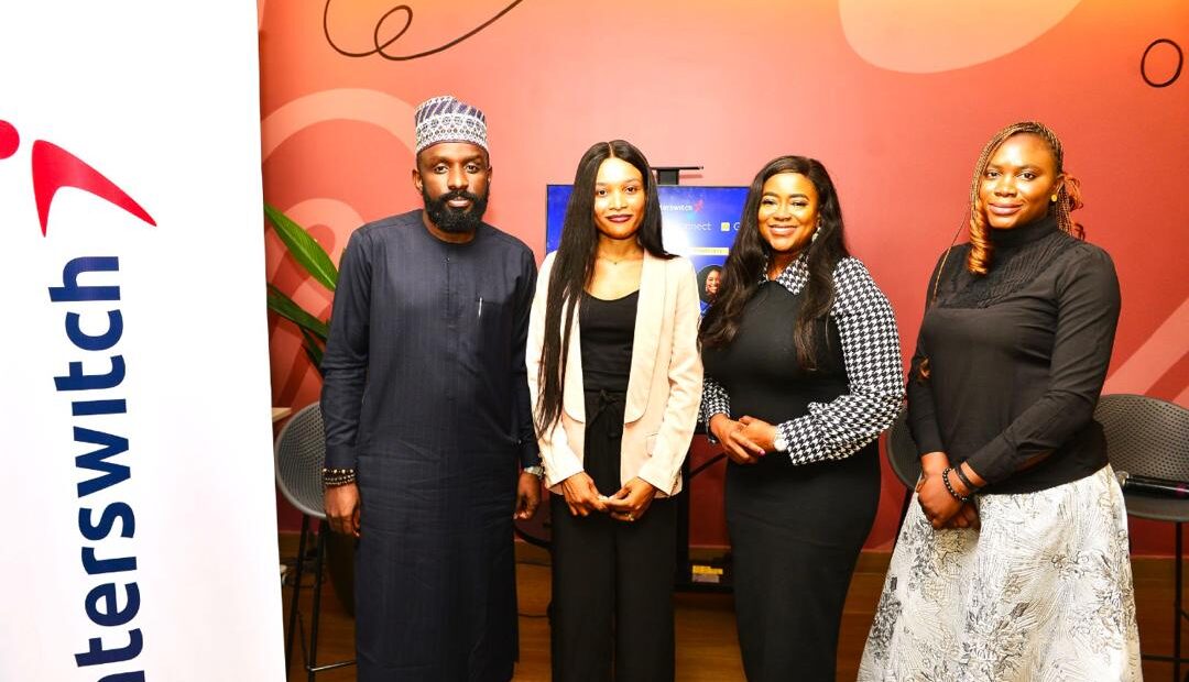 Panelists at the Interswitch Innovation Mixer from left to right: Hakeem Hassan (Technical Advisor NASG), Esther Otusanya (Investment Professional Endeavor), Linda Ochugbua (Digital Sales Manager), Olapeju Nwanganga (Founder Pepcode)